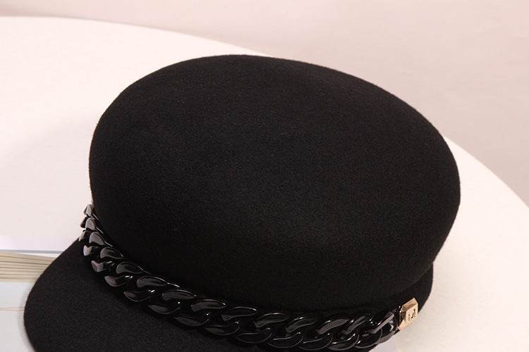 Hats Women's High-end Wool Cloth Retro - Mubimart