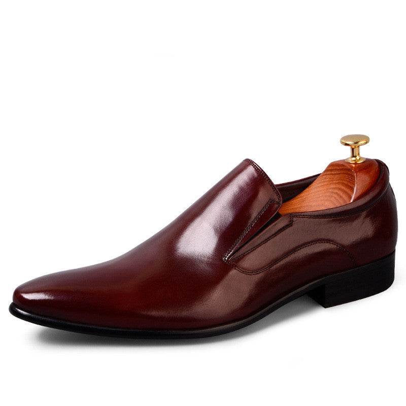 British Pointed Oxford Men's Shoes - Mubimart