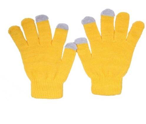 Touch screen gloves warm knit wool touch screen gloves winter touch gloves - Mubimart