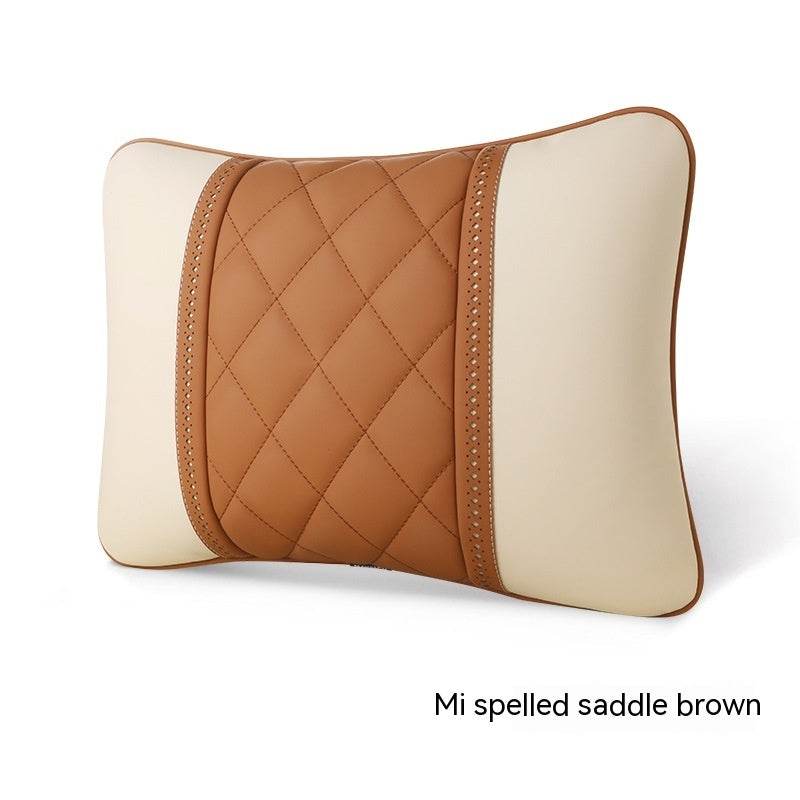 Car Lumbar Pillow Diamond Lattice - Mubimart