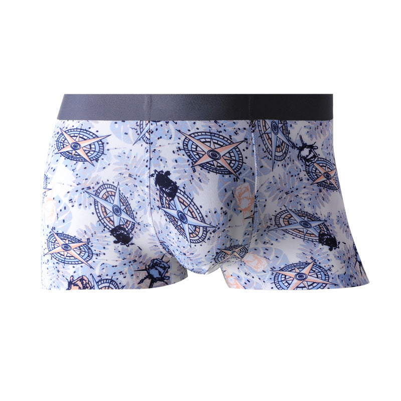 Men's Lightweight Printed Breathable Boxers