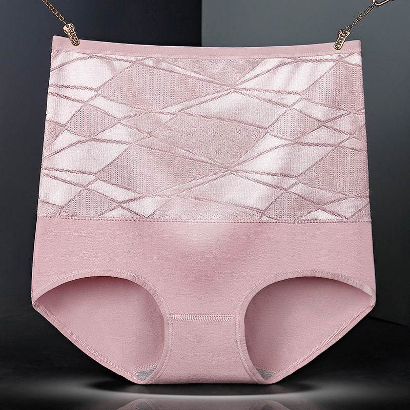 High waist jacquard panties - Mubimart