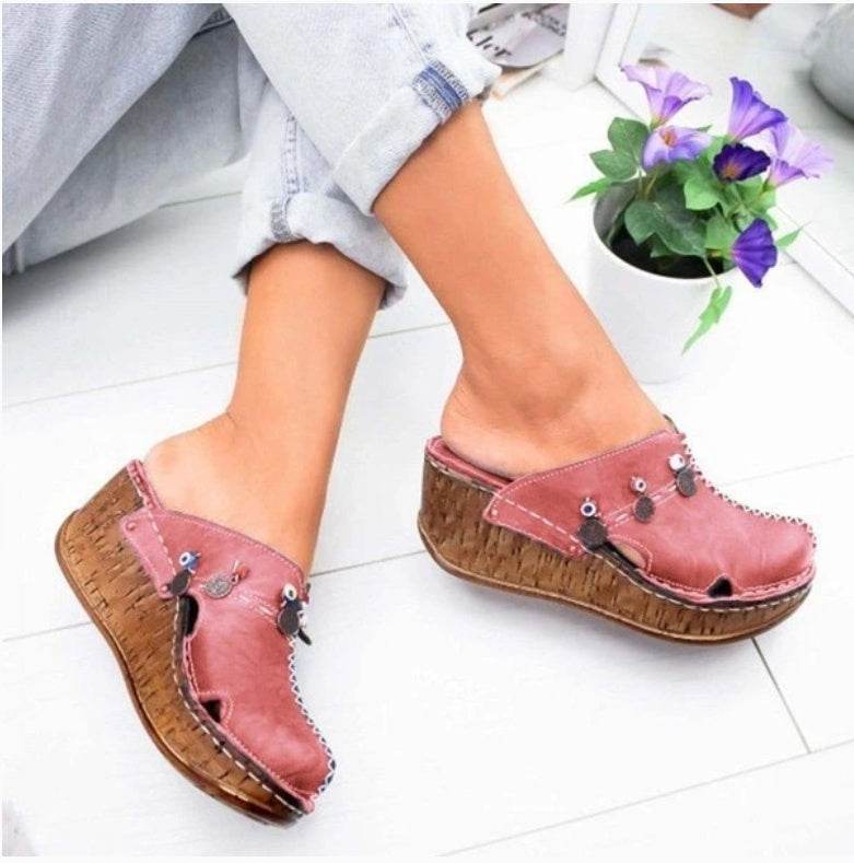 Women's platform wedge sandals - Mubimart