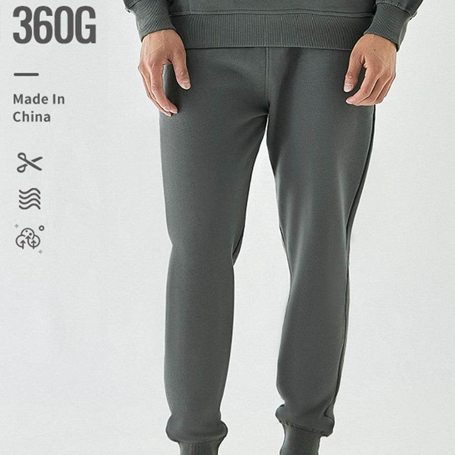 Knit Close Up Casual Simple Sweatpants - Mubimart