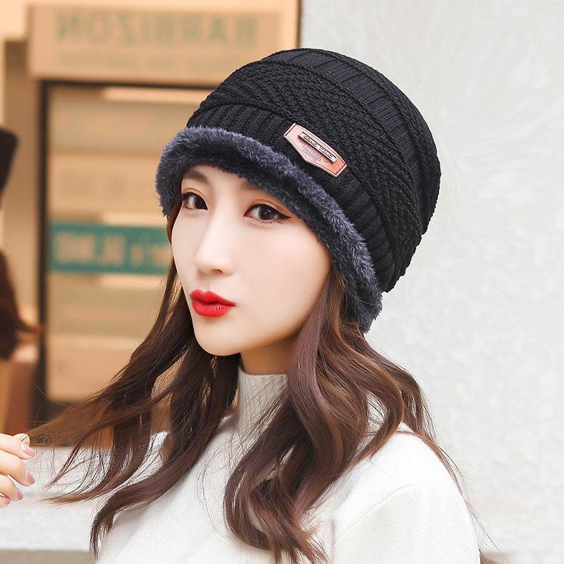 Coral Fleece Balaclava Winter Hat Beanies Unisex Hats - Mubimart