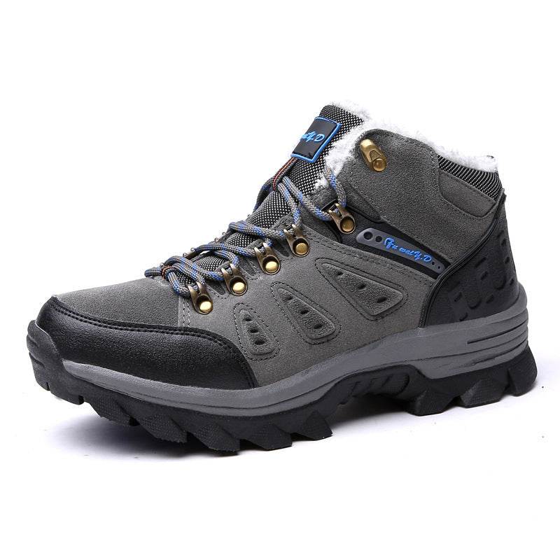Men's Outdoor Hiking Shoes Cold And Warm Snow Boots - Mubimart