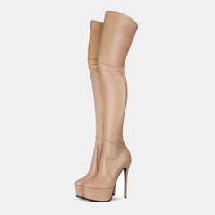 Over The Knee High Heel Boots