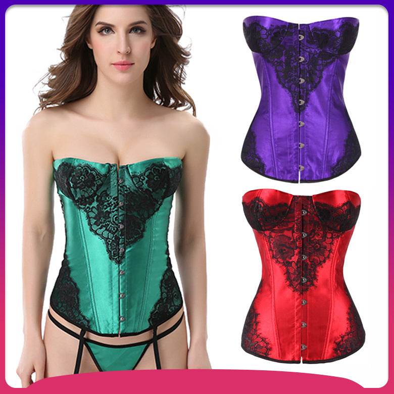 Bone Lace Tunic Shaper Plus Size Shaper - Mubimart