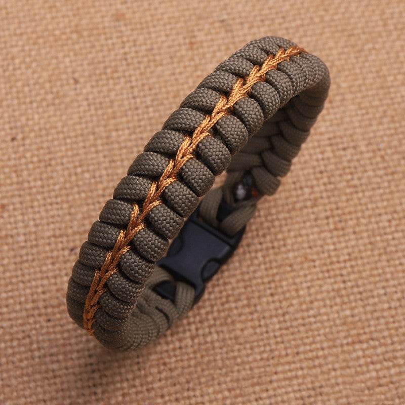 Handwoven Outdoor Sports Bracelet For Men - Mubimart
