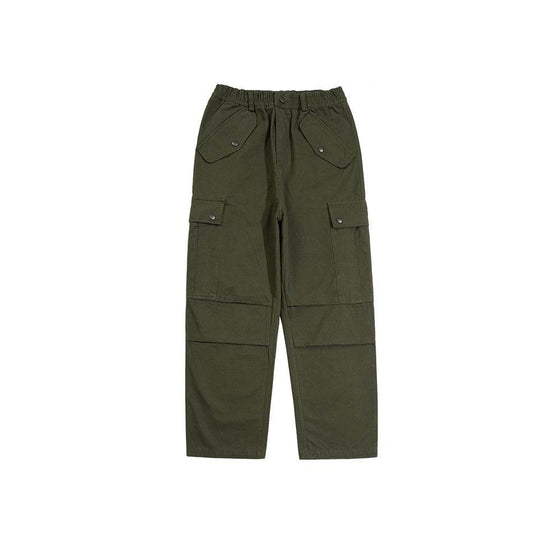 Retro Multi-pocket Cargo Pants Men And Women - Mubimart