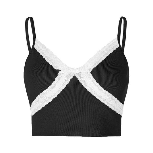 Stitching camisole - Mubimart