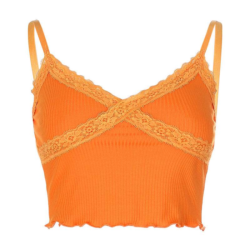 Stitching camisole - Mubimart