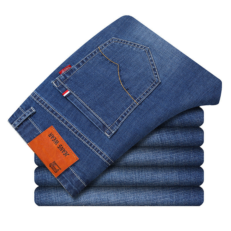 Slim-Fit-Jeans für Herren mit geradem Bein