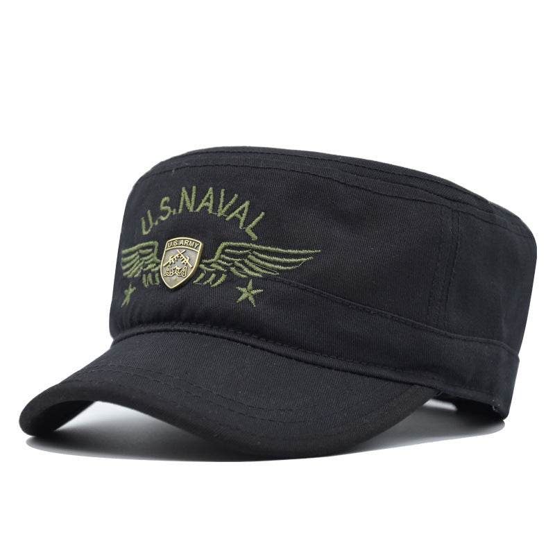 Camouflage military cap flat hat - Mubimart