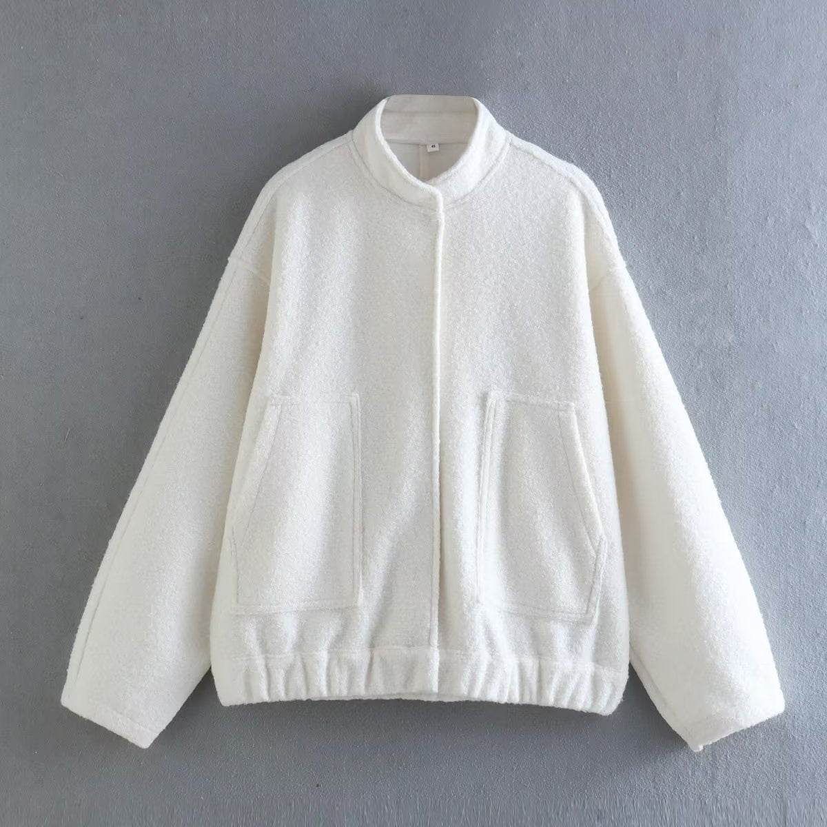 Fashion Casual Bomber Jacket Coa - Mubimart