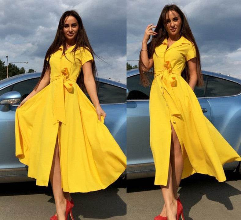 Long Shirt Dress - Mubimart