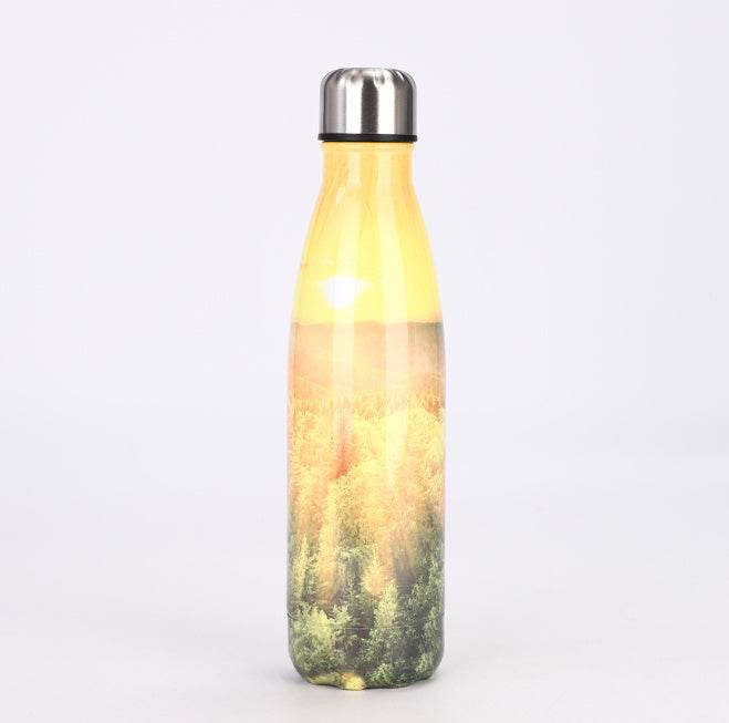 Vacuum Stainless Steel Cola Bottle - Mubimart