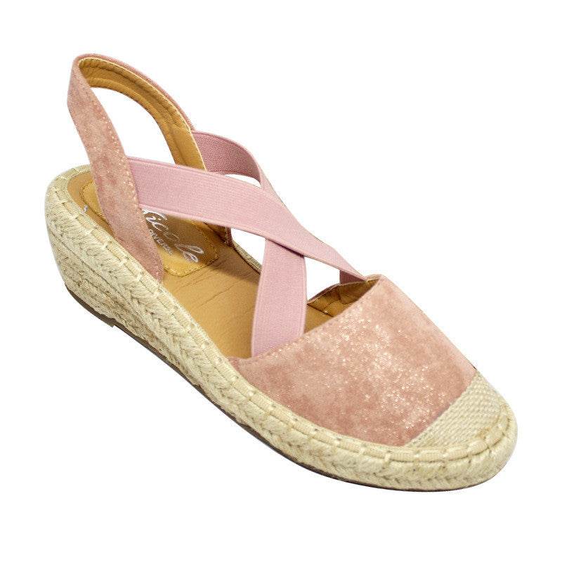 Fashion Baotou Sandals Women Cross Strap Wedge Sandals Women Slippers - Mubimart