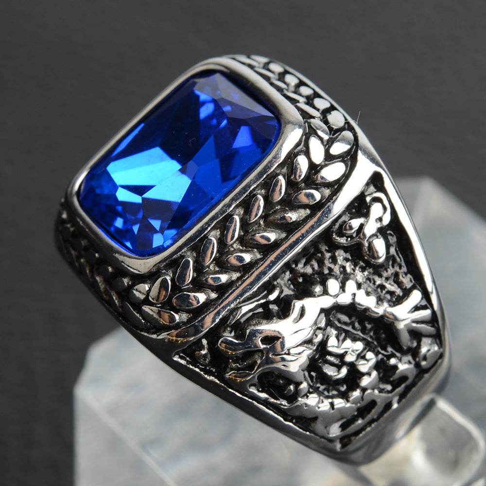 Titanium steel ring for men - Mubimart