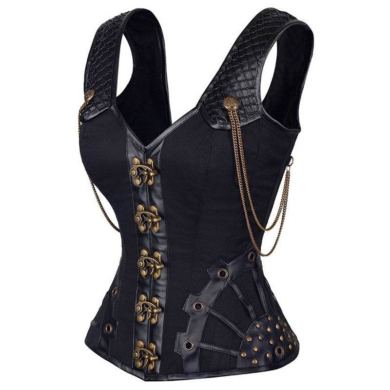 New Steel Rib Gothic Shapewear - Mubimart