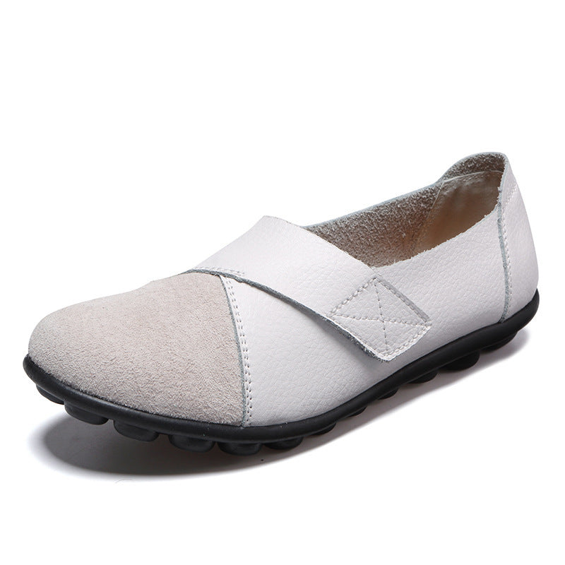 Dames Loafers Patchwork Zachte Zool Platte Schoenen