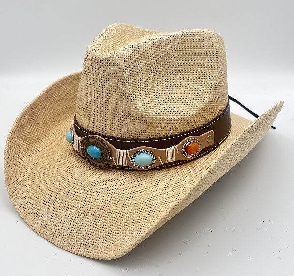 Summer Outdoor Ethnic Style Fedora Hat West - Mubimart