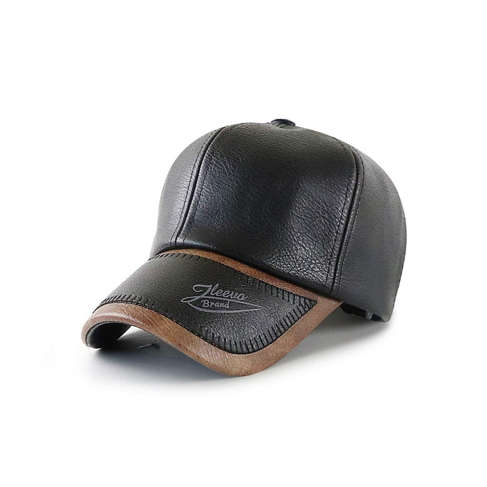 PU Washed Baseball Cap Hat - Mubimart