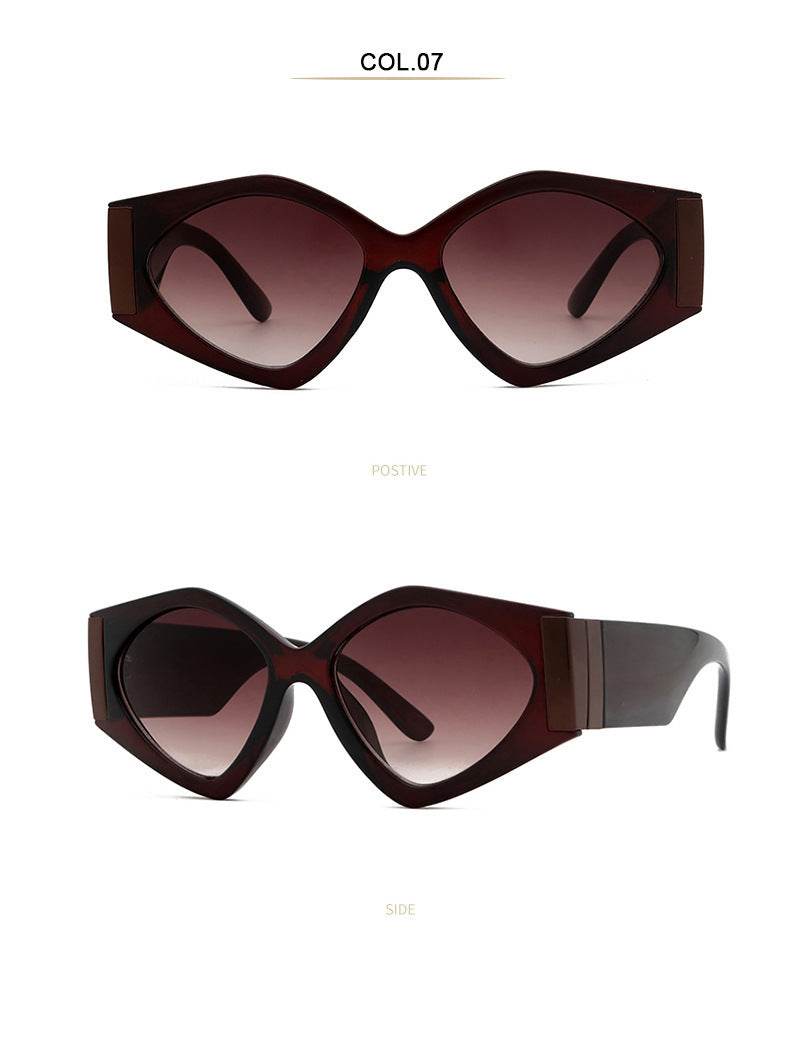 Fashion Small Frame Cat Eye Female Sunglasses - Mubimart