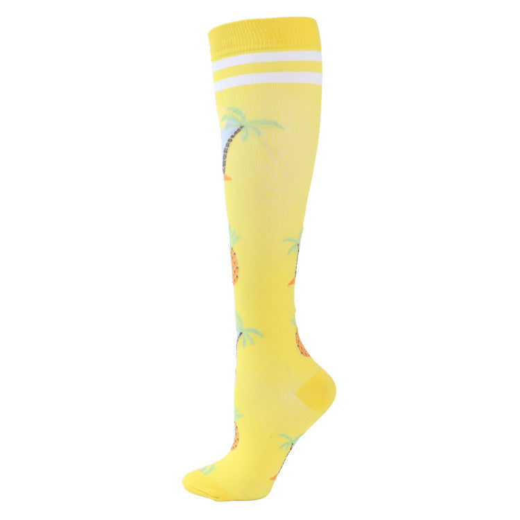 Sports Compression Socks Pattern Stretch Stockings - Mubimart -  