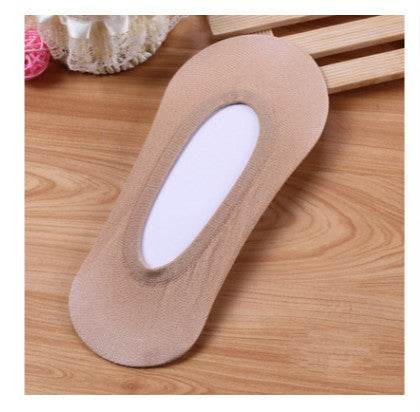 Single shoes and socks, home candy color boat socks, socks, socks, non-slip women's floor socks, invisible socks, boneless socks - Mubimart
