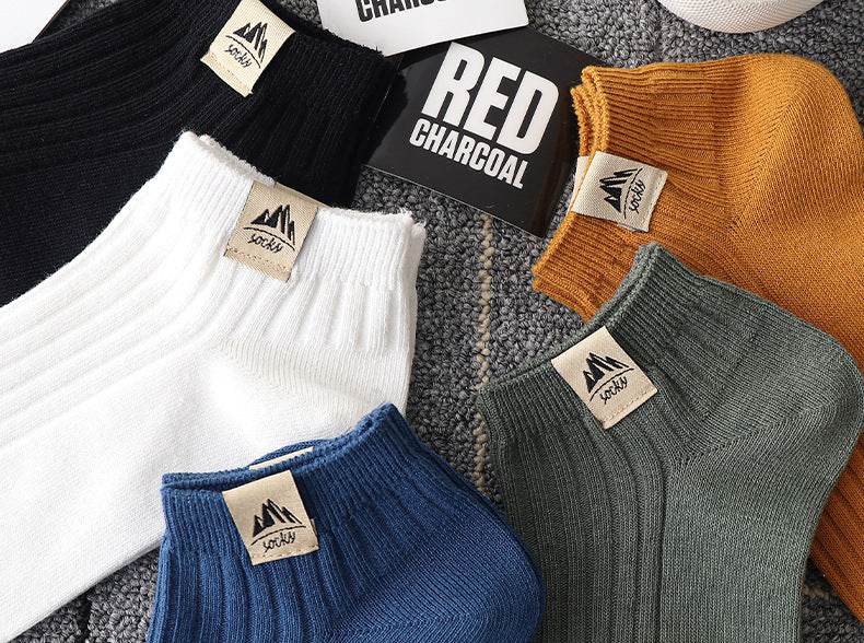 Summer Thin And All-matching Socks Polyester Cotton Low Top - Mubimart