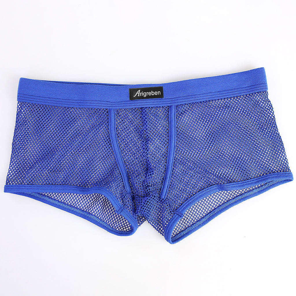 Ademende boxershorts van mesh voor heren