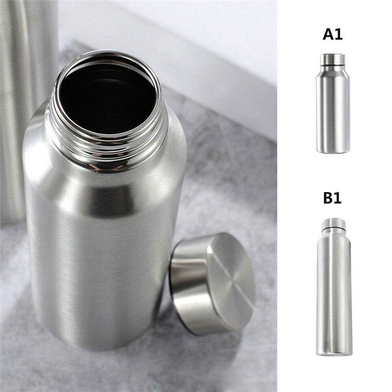 Stainless steel single-layer sports bottle - Mubimart