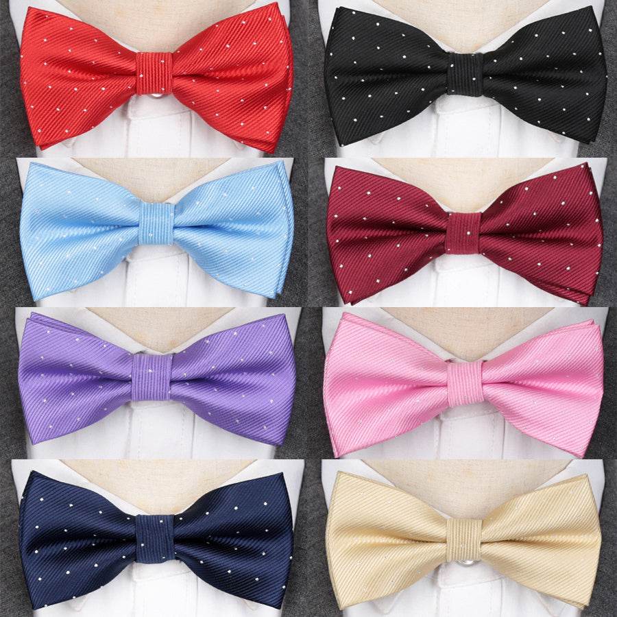 Men's Bow Ties Groom's Groomsmen Highlights - Mubimart