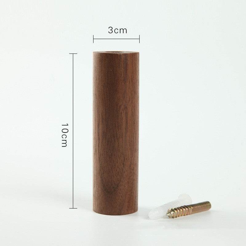 Solid Wood Hook Sticky Hook Punch-free - Mubimart