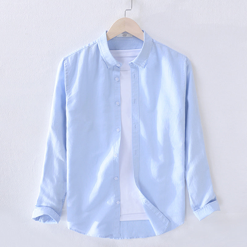 Long sleeve linen shirt