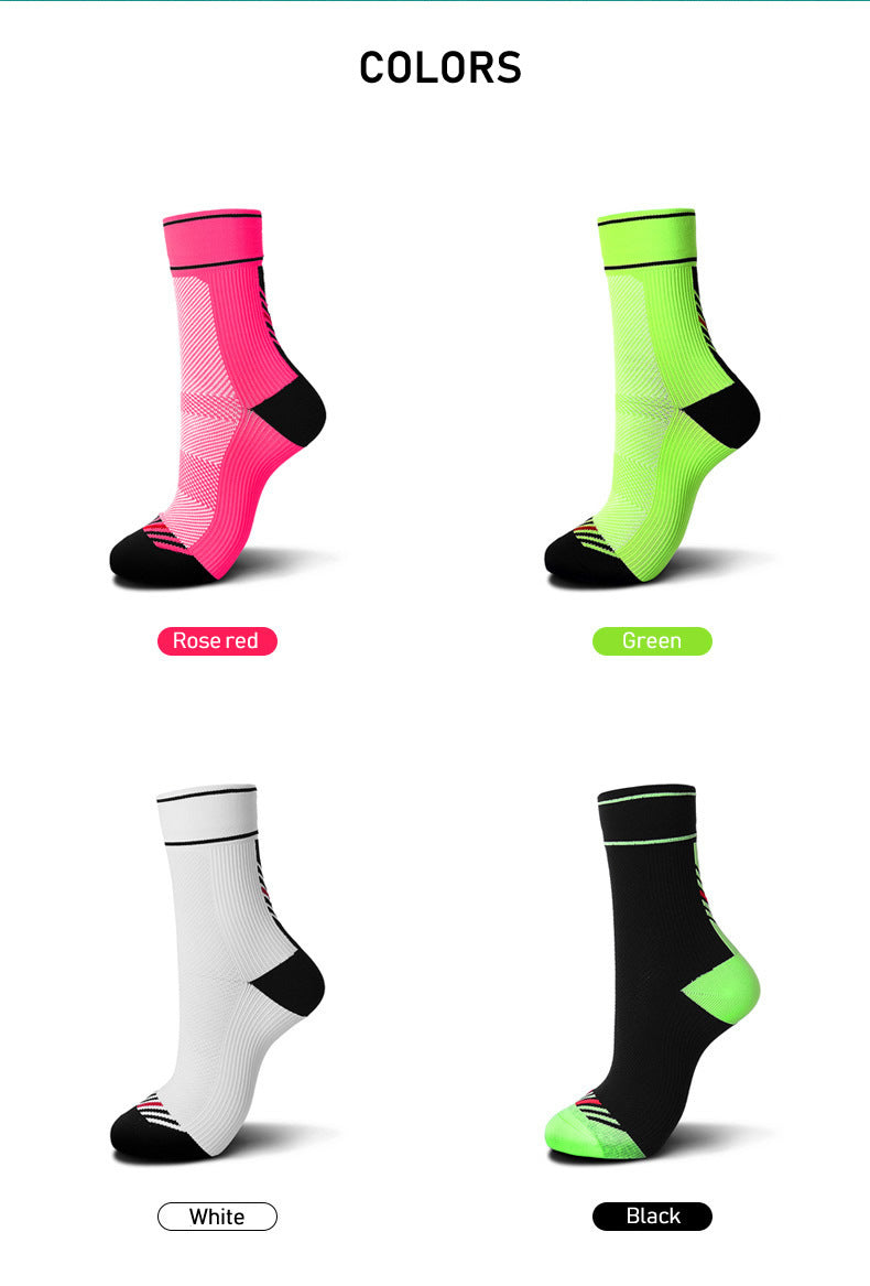 Male and female compression cycling socks - Mubimart -  