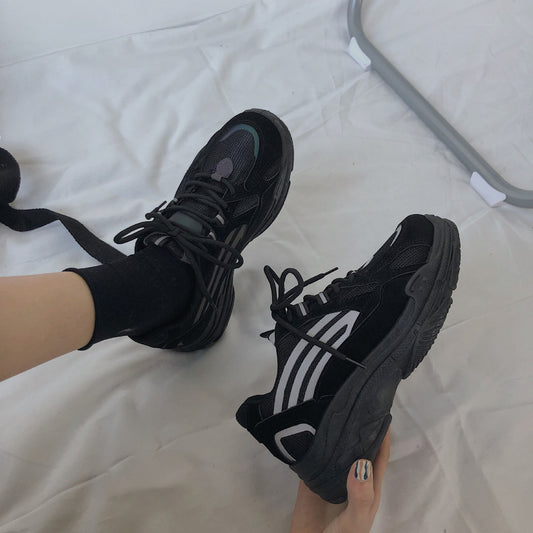 Net rot schwarz sport papa schuhe frauen