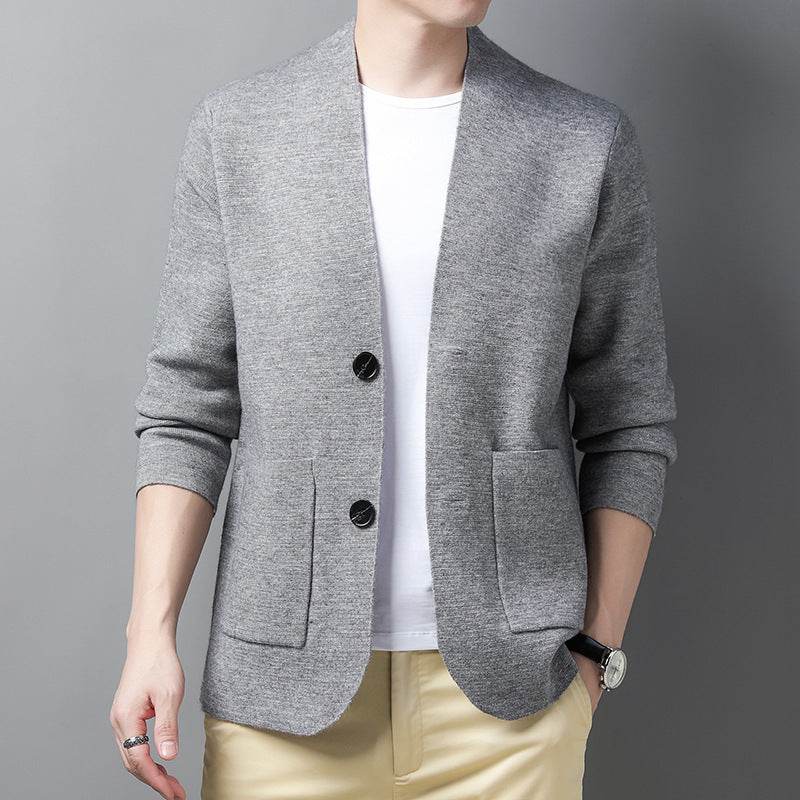 Men's knitted cardigan - Mubimart