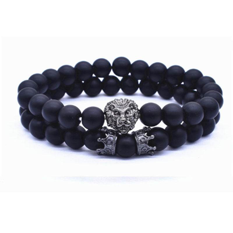 Crown charm bracelet - Mubimart