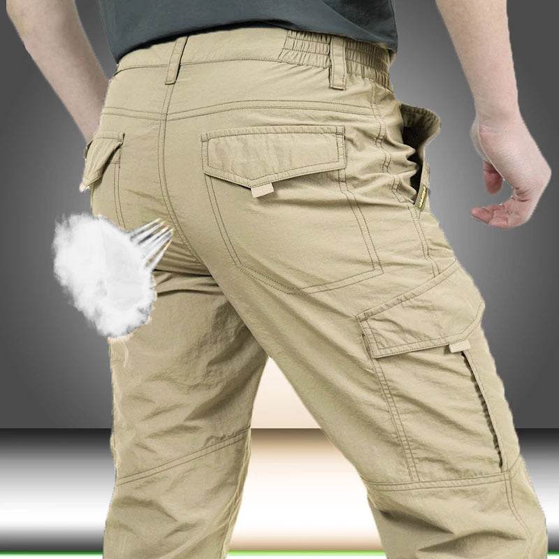 Plus Size Loose Cargo Pants - Mubimart