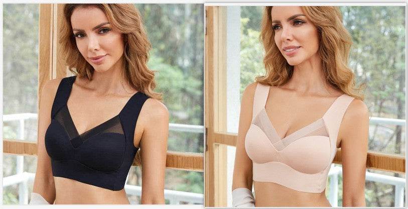 Plus Size Thin Bra Accessory Breast Push Up Bra - Mubimart