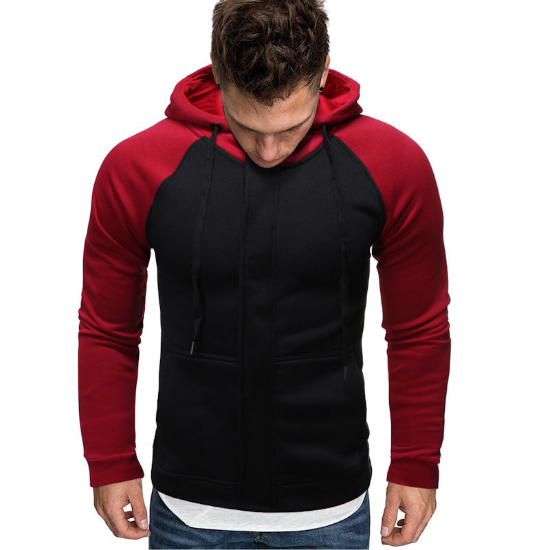 Men's Casual Slim Zipper Cardigan Hoodie