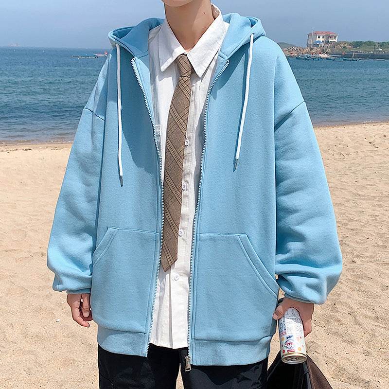 Mens Jackets Hooded Coats Casual Zipper - Mubimart