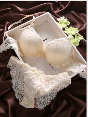 Sexy Lingerie Full Lace Bra Set - Mubimart