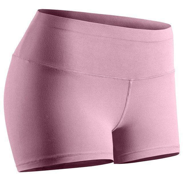 Workout Shorts For Women Seamless Biker Short Pants Black - Mubimart