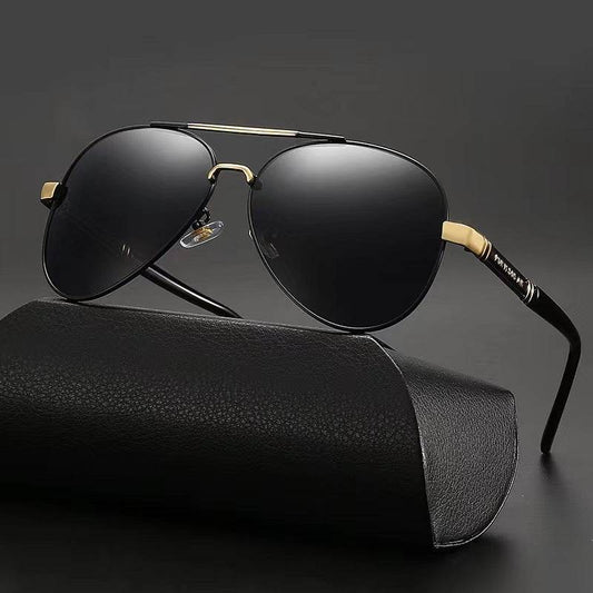 Polarized Sunglasses Photosensitive Color Changing Men's Sunglasses - Mubimart