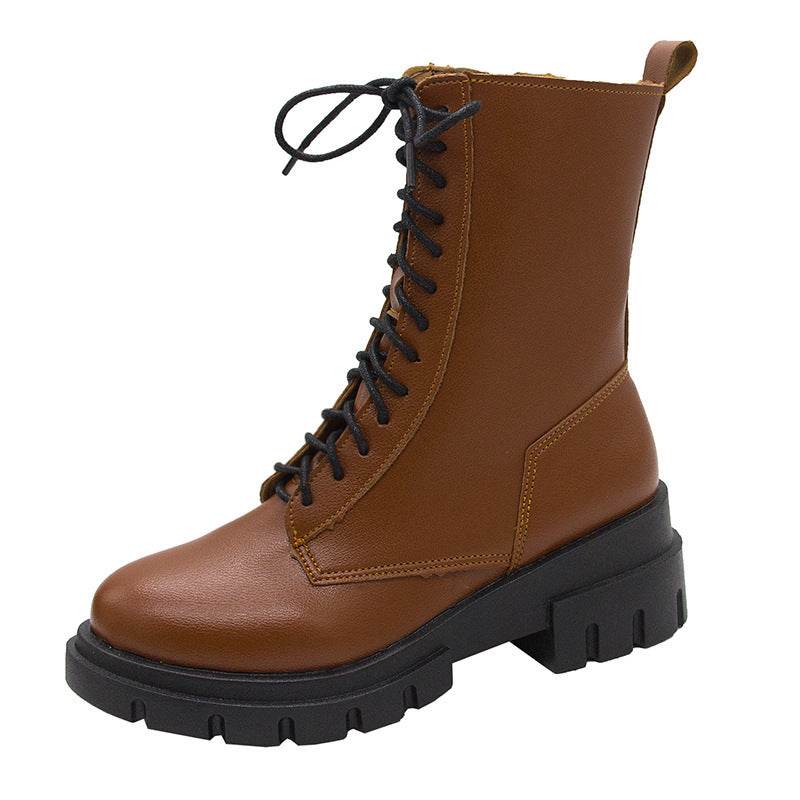 Inner Increase Short Boots Tide Ins Women Boots - Mubimart