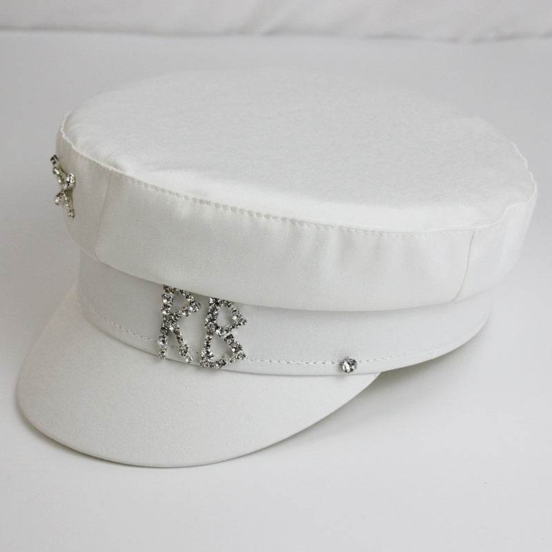 Navy Hat Fashion Outdoor Newspaper Boy Hat Cap - Mubimart