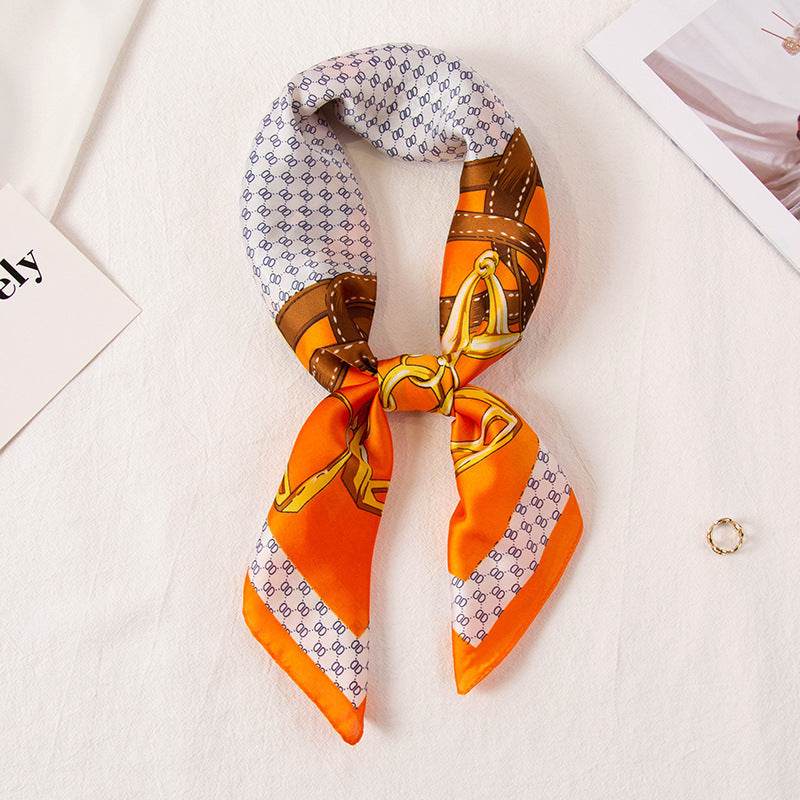 All-matching Imitated Silk Scarves Decoration - Mubimart